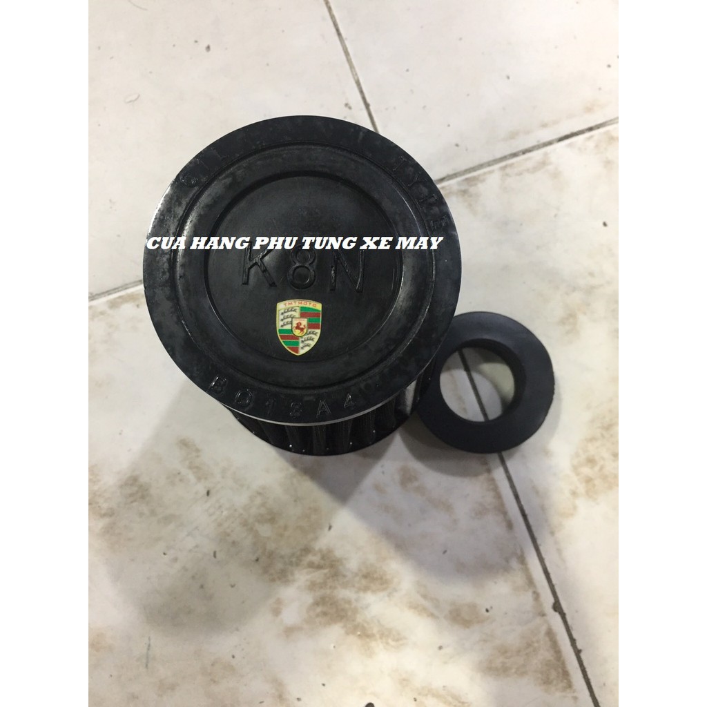 Pô e(lọc gió) tăng tốc trụ sọc đỏ K&amp;N gắn cho mọi dòng xe máy