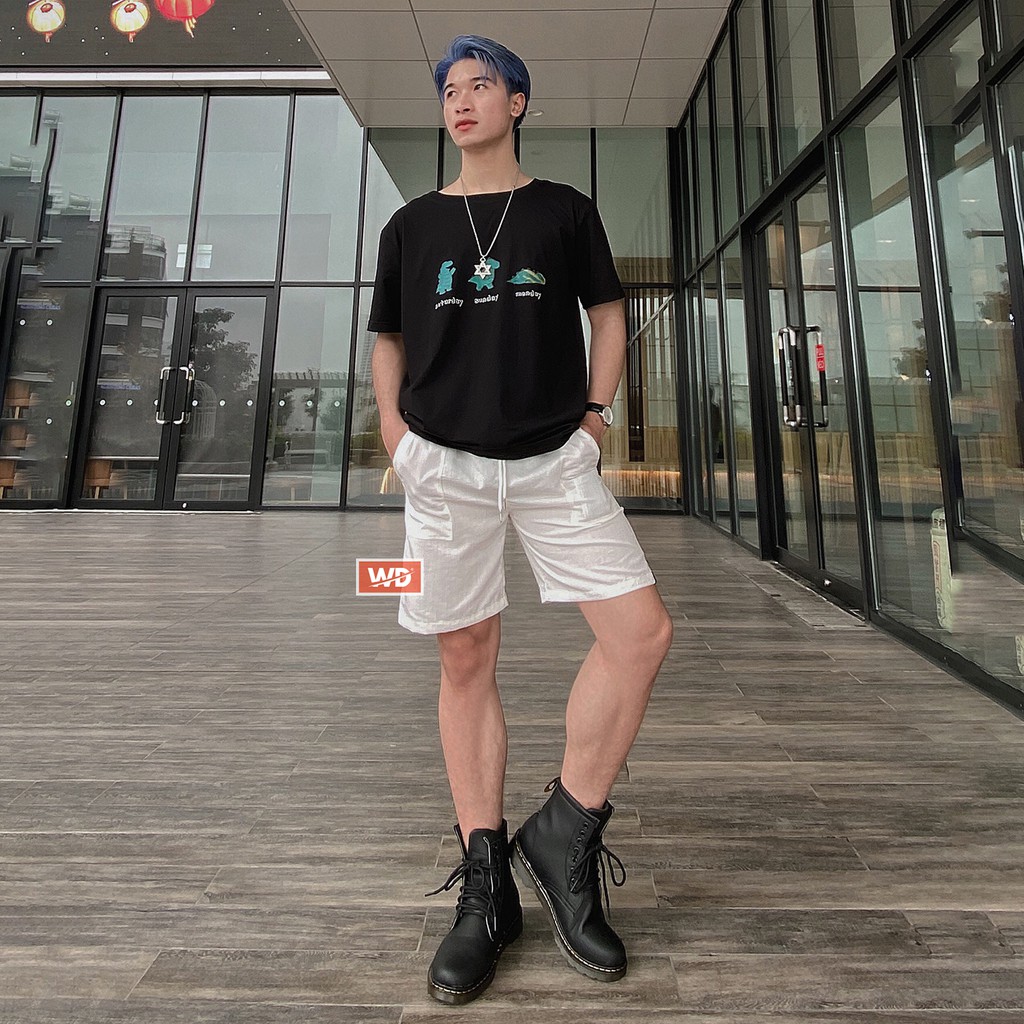 Quần đùi nam, Quần short Nam Wado chất đũi mềm mát dáng rộng cực thoải mái | BigBuy360 - bigbuy360.vn