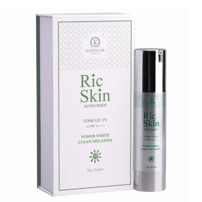 Kem chống nắng Ric Skin Sunscreen - Hỗ trợ trị nám, dưỡng ẩm cho da (hộp 1 tuýp 50g)