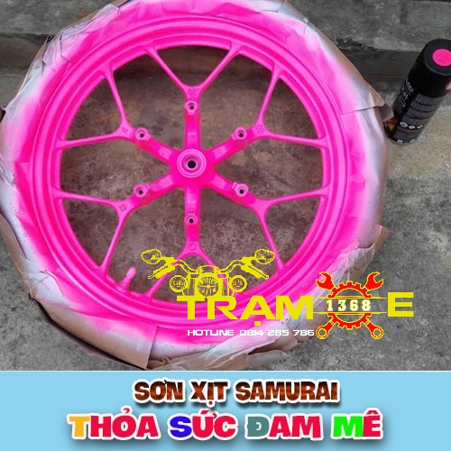 SƠN SAMURAI COMBO SƠN MÀU HỒNG HUỲNH QUANG GỒM 4 CHAI, hàng xịn giá tốt, hàng xịn giá tốt