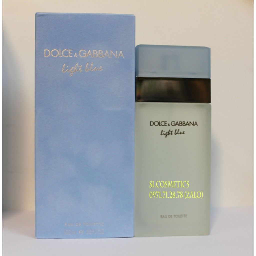 (100ml) Nước Hoa Nữ Dolce & Gabbana LIGHT BLUE 100ml Pháp