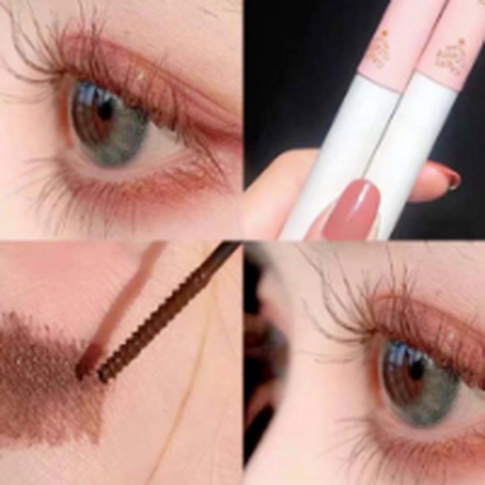 Mascara chống thấm nước, dài, cong, dày, dài, được mã hóa, lâu trôi, tự nhiên, không lem, đầu cọ nhỏ