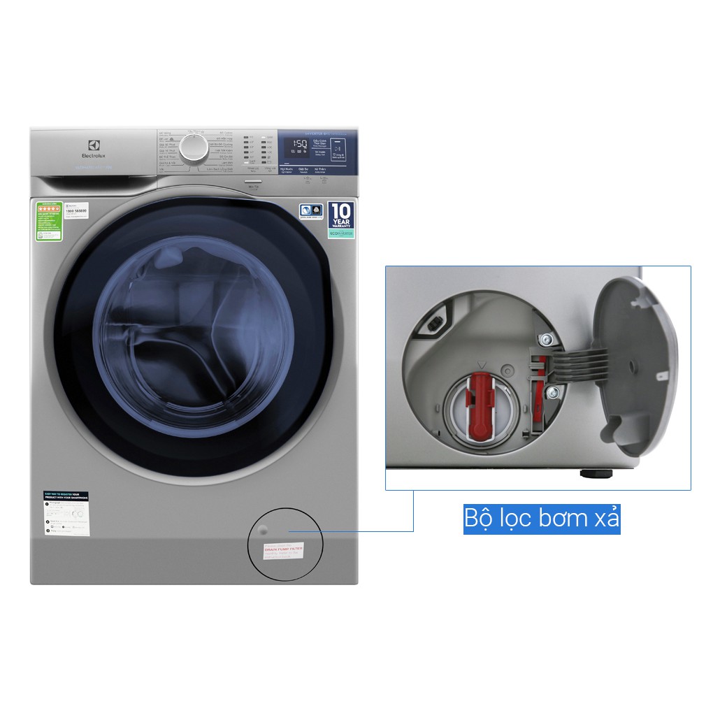 Máy giặt Electrolux 9kg EWF9024ADSA lồng ngang