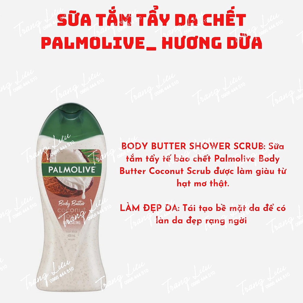 SỮA TẮM TẨY DA CHẾT PALMOLIVE