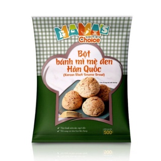 Bột bánh mì mè đen hàn quốc mama’s choice 500g