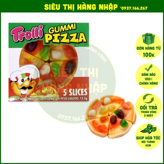 Kẹo dẻo Trolli hình bánh pizza Đức 15.5g, kẹo cho bé