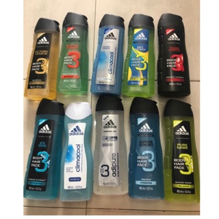 Gel Tắm Gội Rửa Mặt Adidas 3 in 1 400ml