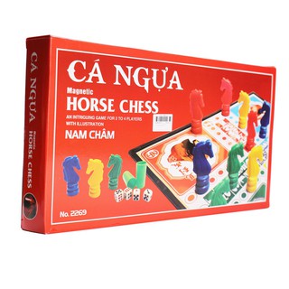 Bộ Cờ Cá Ngựa Nam Châm Cao Cấp; Giúp Bé Giải Trí Cùng Bạn Bè,Gia Đình