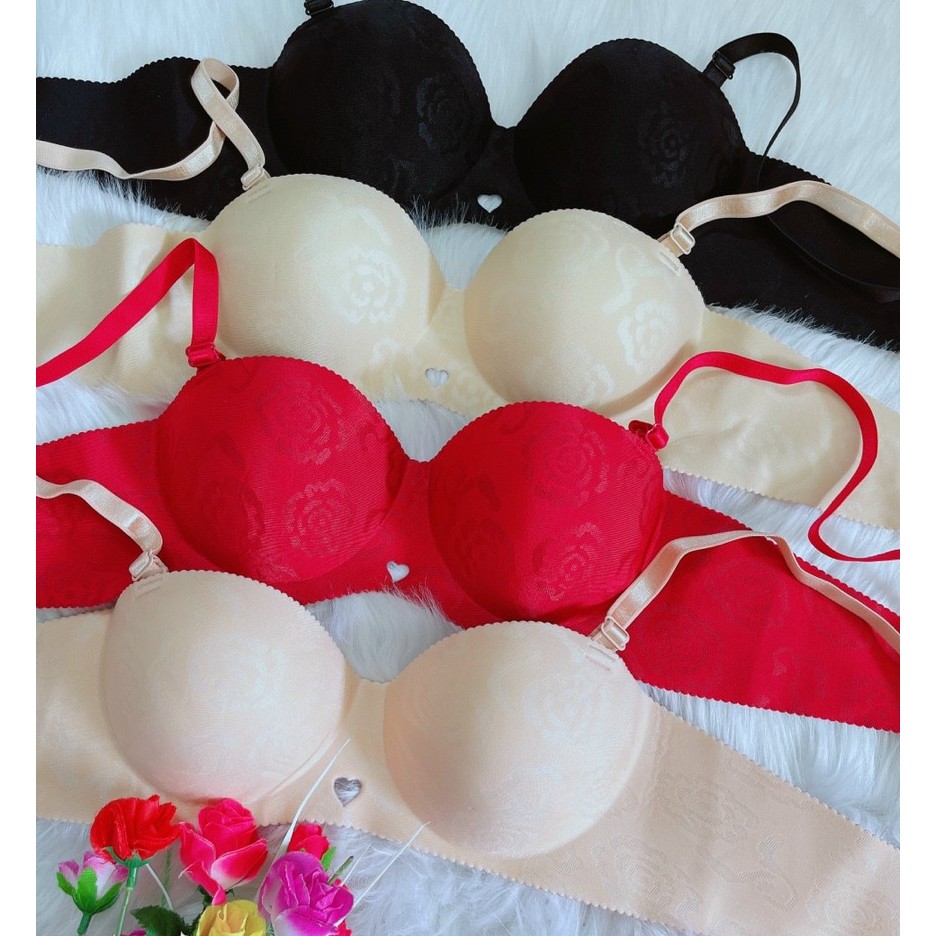 Chuyên sỉ lẻ áo ngực su non không gọng quả tròn đệm nâng 2cm ( mẫu QN09) | BigBuy360 - bigbuy360.vn