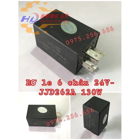 Rơ le 6 chân 24V-JJD262A 130W rơ le các loại phụ tùng ô tô phụ tùng Hùng Lỳ