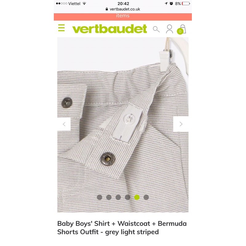 Set 3 Bé Trai Sơ Mi Kèm Gile Vest Và Quần Ver