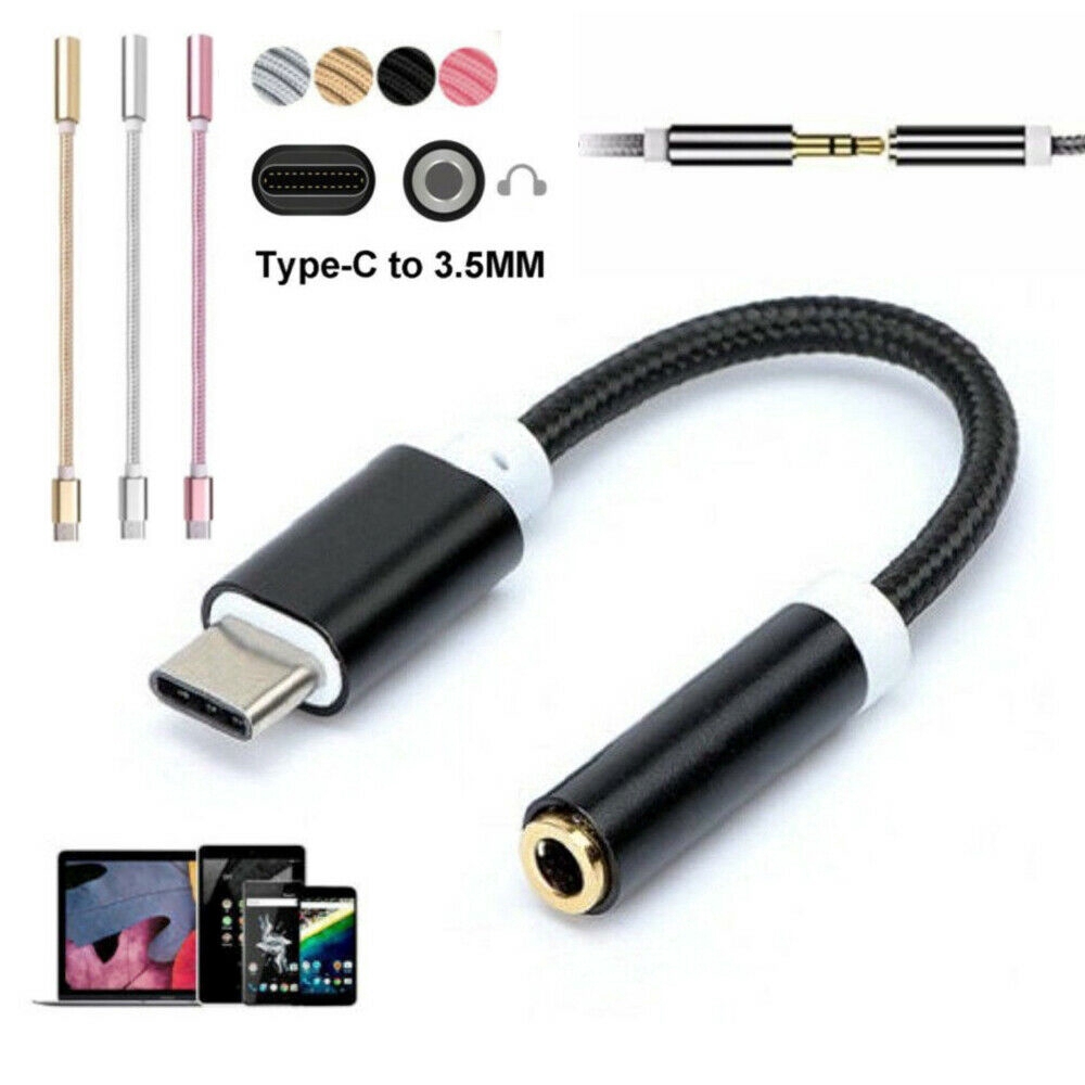 Dây cáp chuyển đổi cổng Type C sang 3.5mm tiện dụng