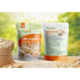 Yến mạch cán vỡ túi 500g mfood hàng chuẩn úc