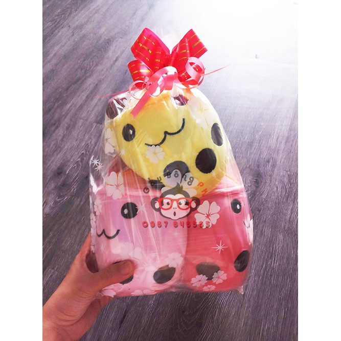 Gấu bông trà sữa 20cm