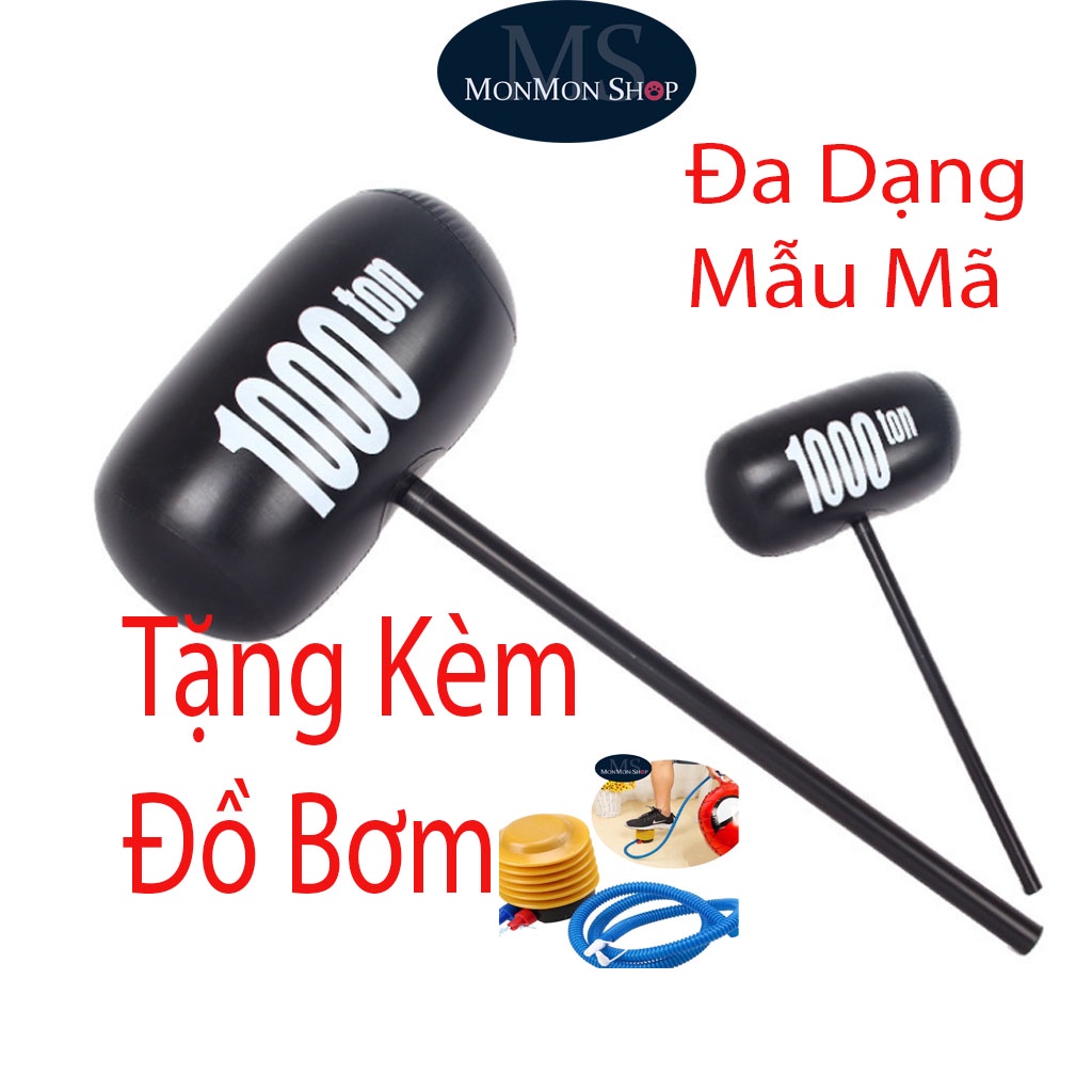 Đồ Chơi Búa Hơi Cầm Tay 1000 Tấn/ Búa Hơi Ráp Việt Size Lớn Tặng kèm đồ Bơm chất lượng đảm bảo