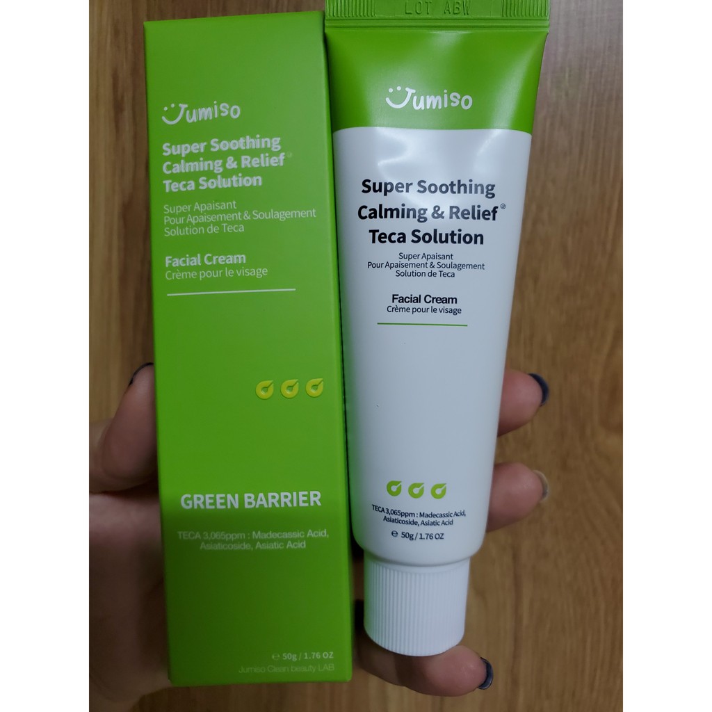 Kem Dưỡng Làm Dịu Da JUMISO Super Soothing Calming & Relief Teca Solution Facial Cream 50ml