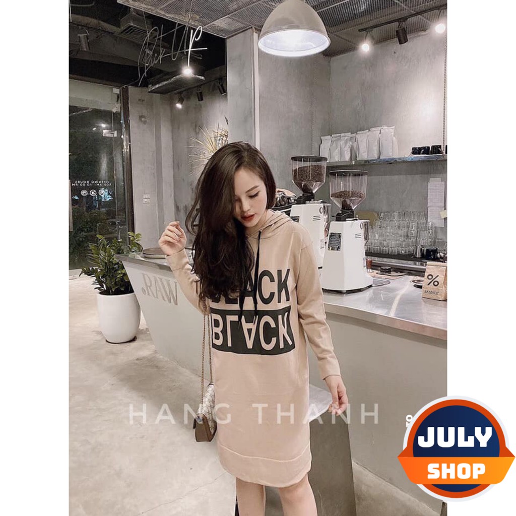 Váy suông  nữ iin chữ hai màu M218