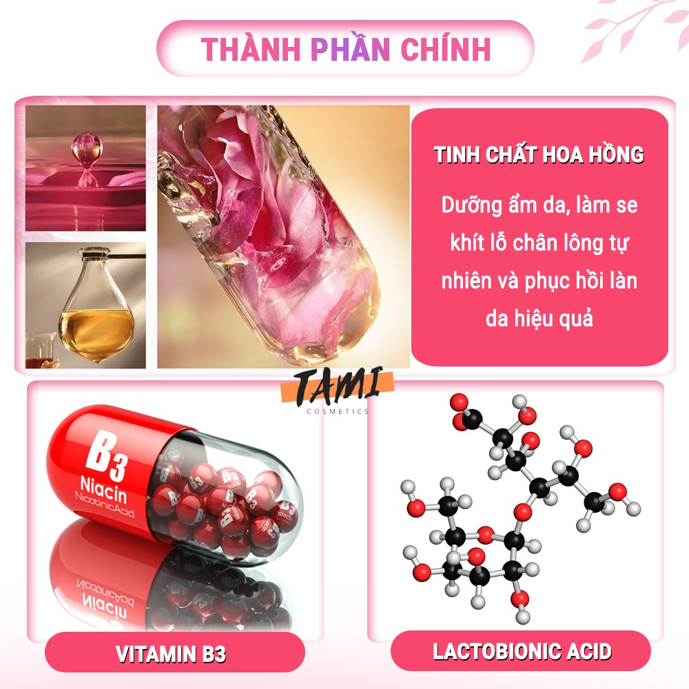 Nước tẩy trang hoa hồng KISS ON làm sạch sâu, cân bằng độ ẩm, thu nhỏ lỗ chân lông Kisson 145ml TM-KI-NTT01