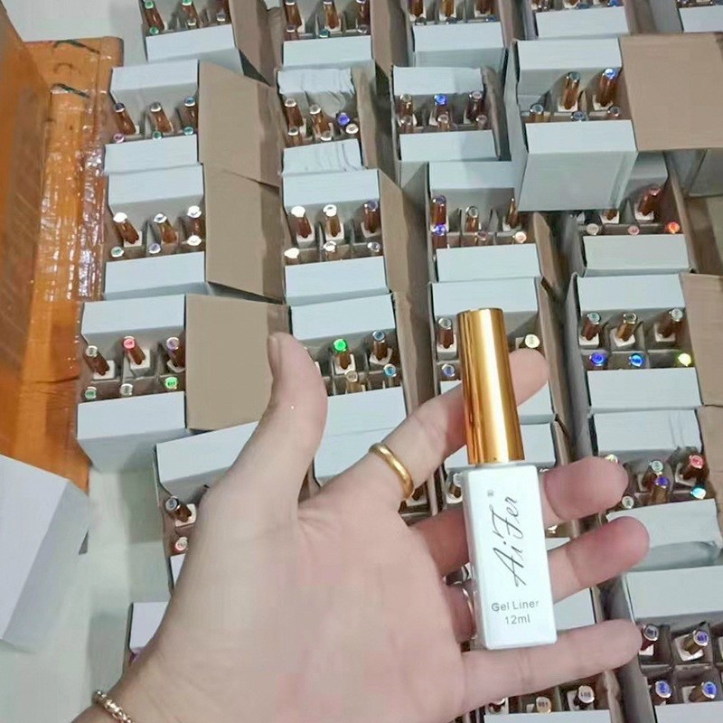 Sơn gel cọ nét Aifer đen trắng nail chính hãng 12 ml