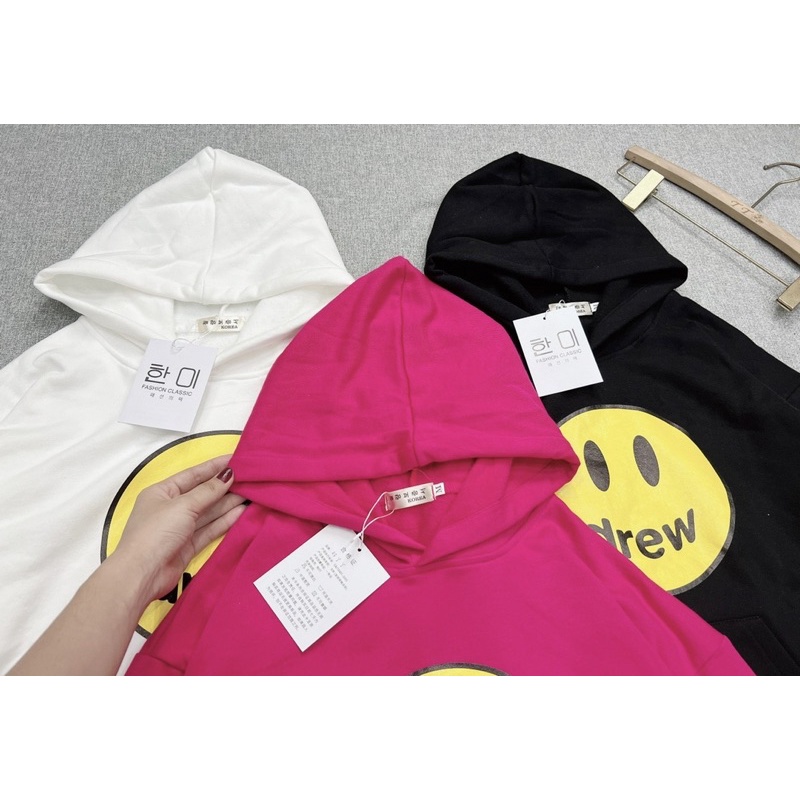 ÁO HODDI UNISEX HÌNH MẶT CƯỜI.