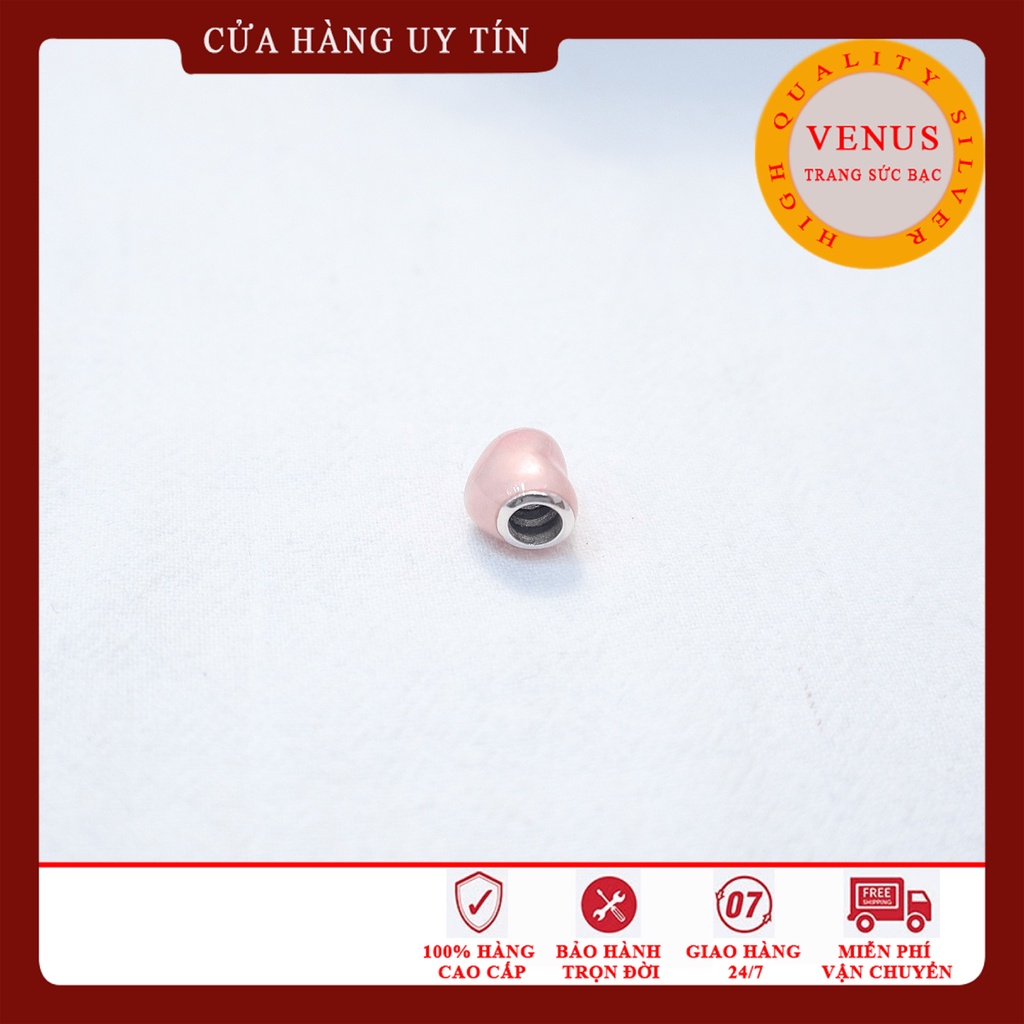 Tim trơn khảm trai hồng- Msp197