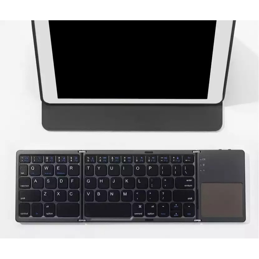 Bàn phím gấp gọn không dây kèm Touchpad B033 Ultra Thin Light Bluetooth 3.0