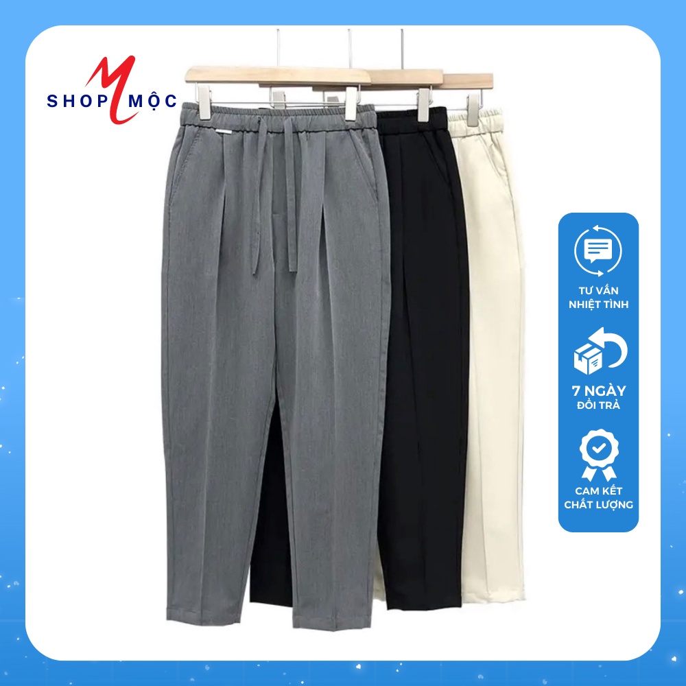 Quần âu dáng hàn vải tuyết mưa