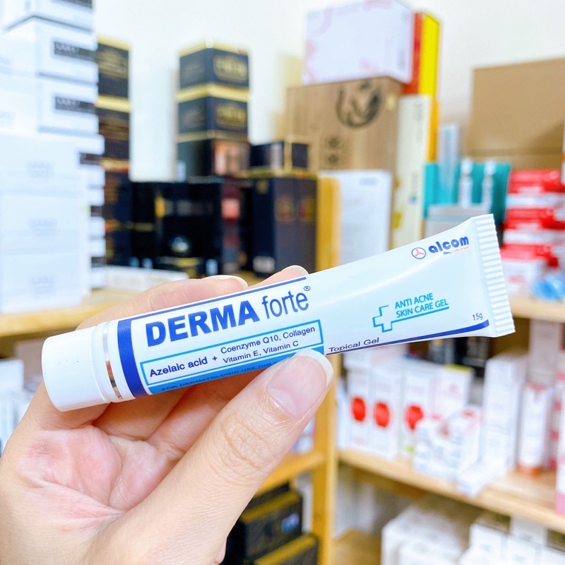 Kem Dưỡng Derma Forte Gel Giảm Mụn Mờ Thâm Sẹo 15g Chính Hãng