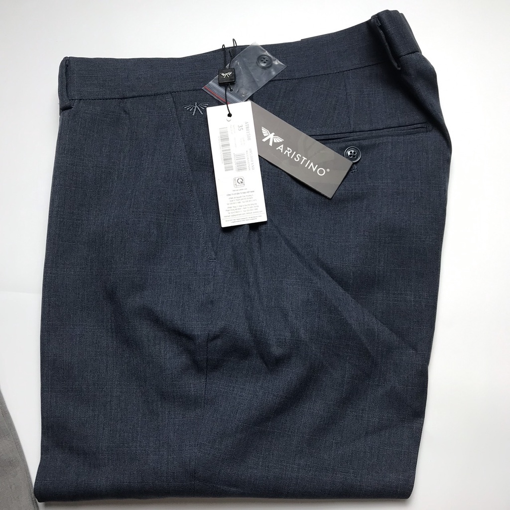 Quần âu nam Aristino  thấm hút mồ hôi mềm mát , chống tia UV from slim ATR01508