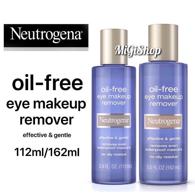 [Hàng Mỹ] Dầu Tẩy Trang Mắt Môi Neutrogena Oil Free Eye Makeup Remover