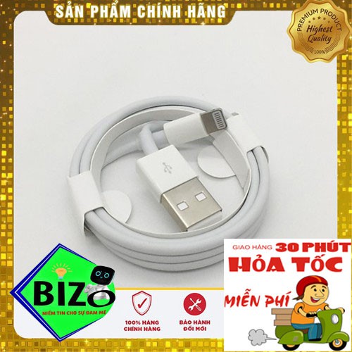 ( CHÍNH HÃNG ) Dây sạc chĩnh hãng Foxconn 5 lõi chân lightning, chân iphone dài 1m
