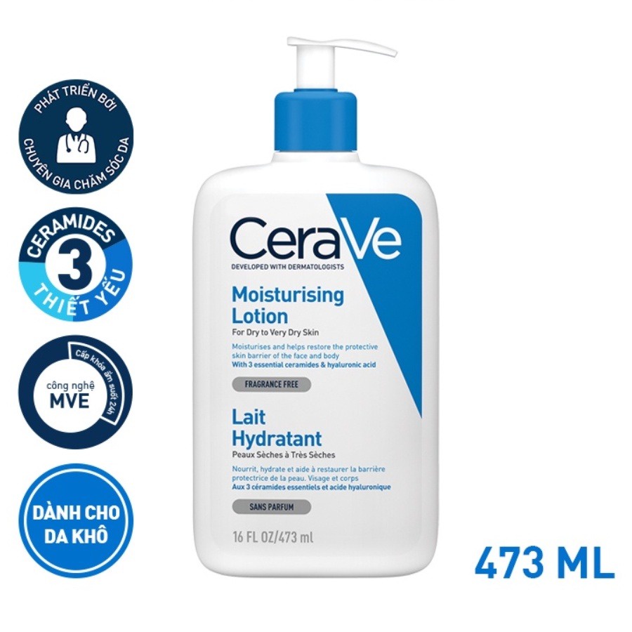 Sữa dưỡng ẩm dành cho da dầu Cerave Daily Moisturizing Lotion dung tích 88ml/236ml/473ml - AJA'S SKINLAB