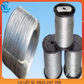 Combo Dây phơi đồ ( 30 mét Cáp bọc nhựa 4 li + 10 Ốc siết cáp 4 li + 4 Tăng đơ 6 li ) capthepgiasi