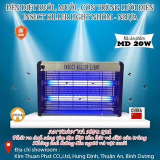 Đèn diệt côn trùng china md-20w