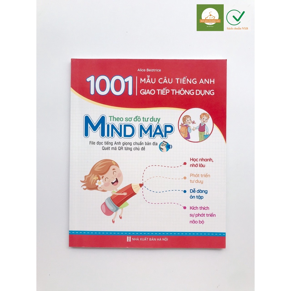 Sách 1001 Mẫu Câu Tiếng Anh Giao Tiếp Thông Dụng Theo Sơ Đồ Tư Duy