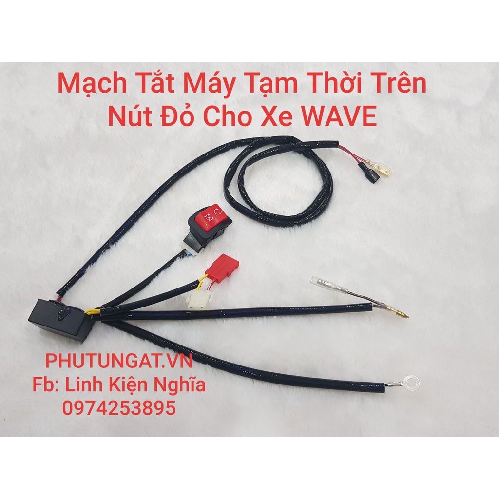 Mạch tắt máy tạm thời trên Nút Đỏ xe WINNER V1 Xe WAVE Bảo Hành 12 Tháng