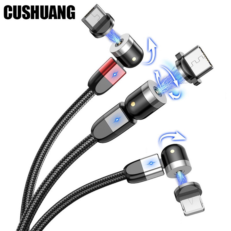 Greenport Cáp Sạc Từ Tính Usb Type C Micro Usb Cho Iphone Samsung 2020