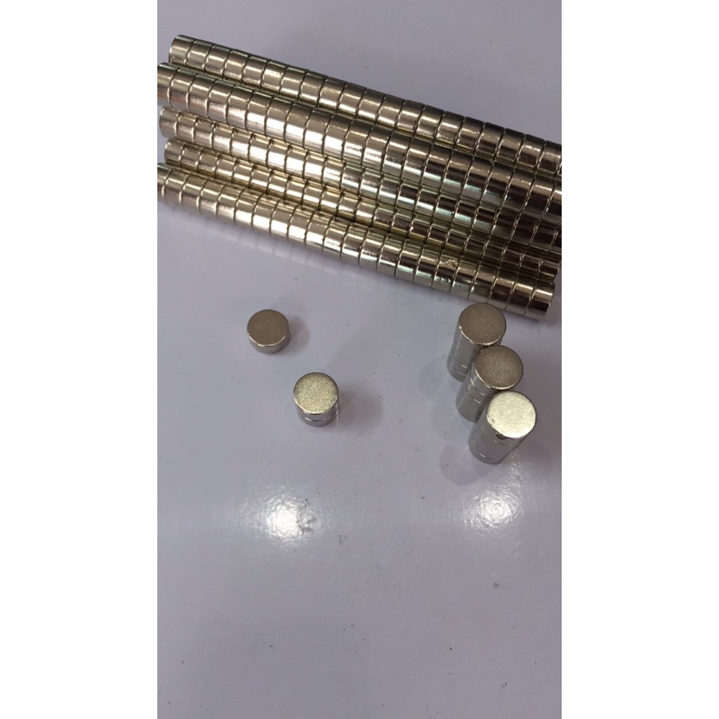 Nam châm viên đất hiếm 10x5mm