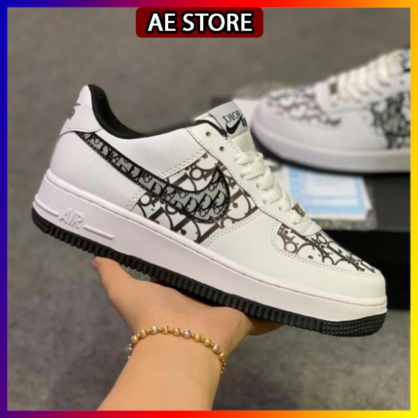 Giày thể thao AF1 dior, Giày sneaker air Force  DIO nam nữ Hot trend Full Box Bill