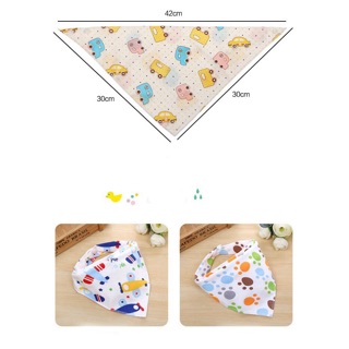 Khăn yếm cottoncho bé có nút bấm