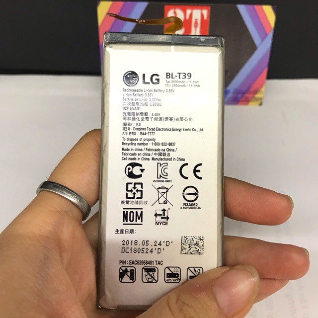 Pin LG G7 thinq BL-T39 ( 3000mah) xịn bảo hành 6 tháng đổi mới