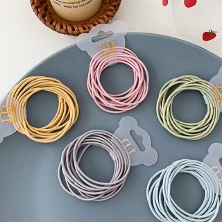 Dây/ Thun Cột Tóc Đủ Màu Pastel Ulzzang Basic Xinh Xắn