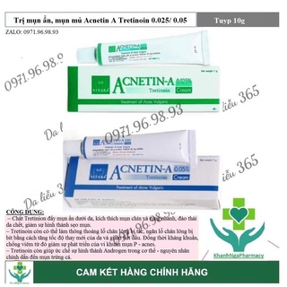 ✅ acnetin tretionin 0.025 / 0.05 ngăn ngừa mụn chống lão hóa
