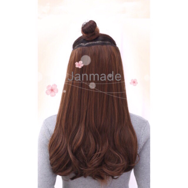 kẹp xoăn 50cm + buộc xoăn + xịt dưỡng tóc