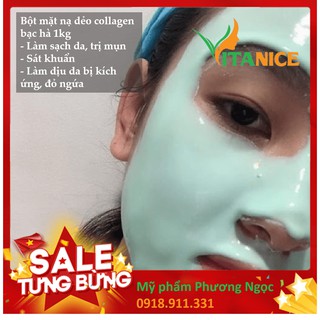 Mặt nạ thạch bạc hà (bịch 1kg)