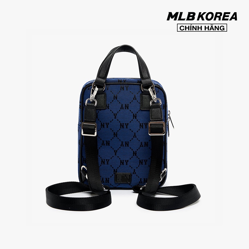 MLB - Balo mini phom chữ nhật Monogram Diamond Jacquard 3ABKS031N-50BLD