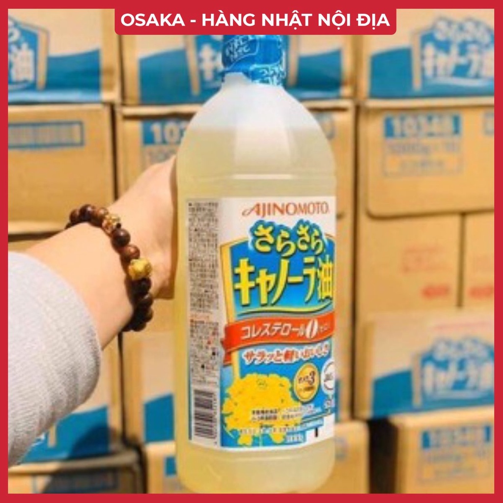 ⚠️T4/2025⚠️ Dầu Ăn Hoa Cải Ajnomoto 1000gr Nhật Nội Địa