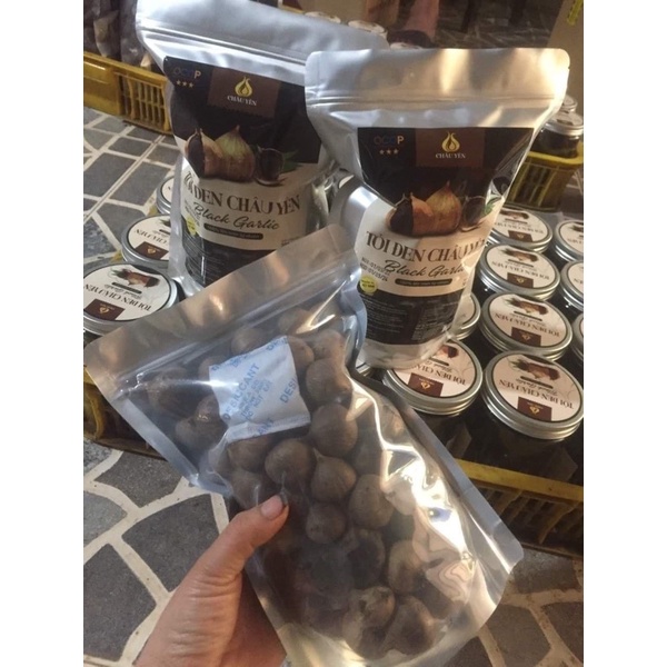 Tỏi Đen Cô Đơn Đẹp Ngọt Dẻo Châu Yên Sơn La Gói 500Gram