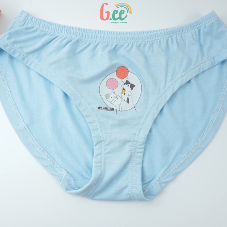 Quần chip bé gái, set 3 CHIP TAM GIÁC sợi tre mềm mát, vô cùng dễ chịu