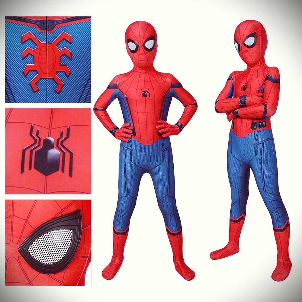 Quần áo bé trai siêu nhân người Nhện spider COS05 - Barley Star Coffee